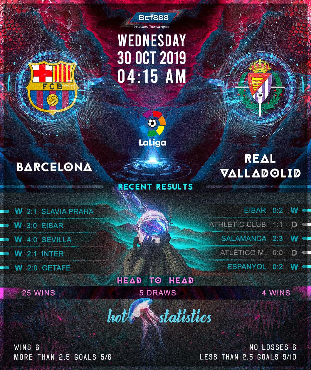 Barcelona vs Real Valldolid 30/10/19