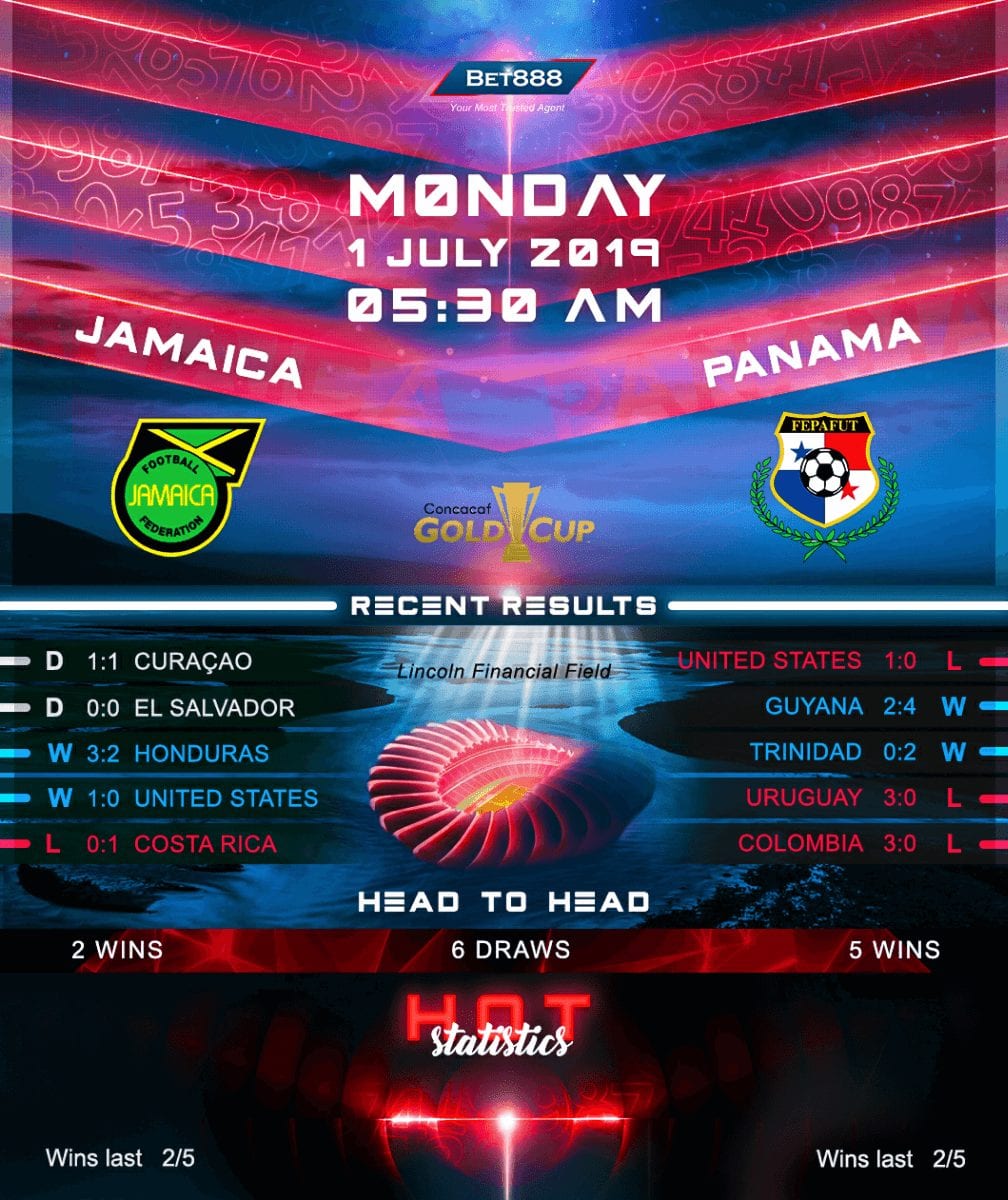 Jamaica vs Panama﻿ 01/07/19