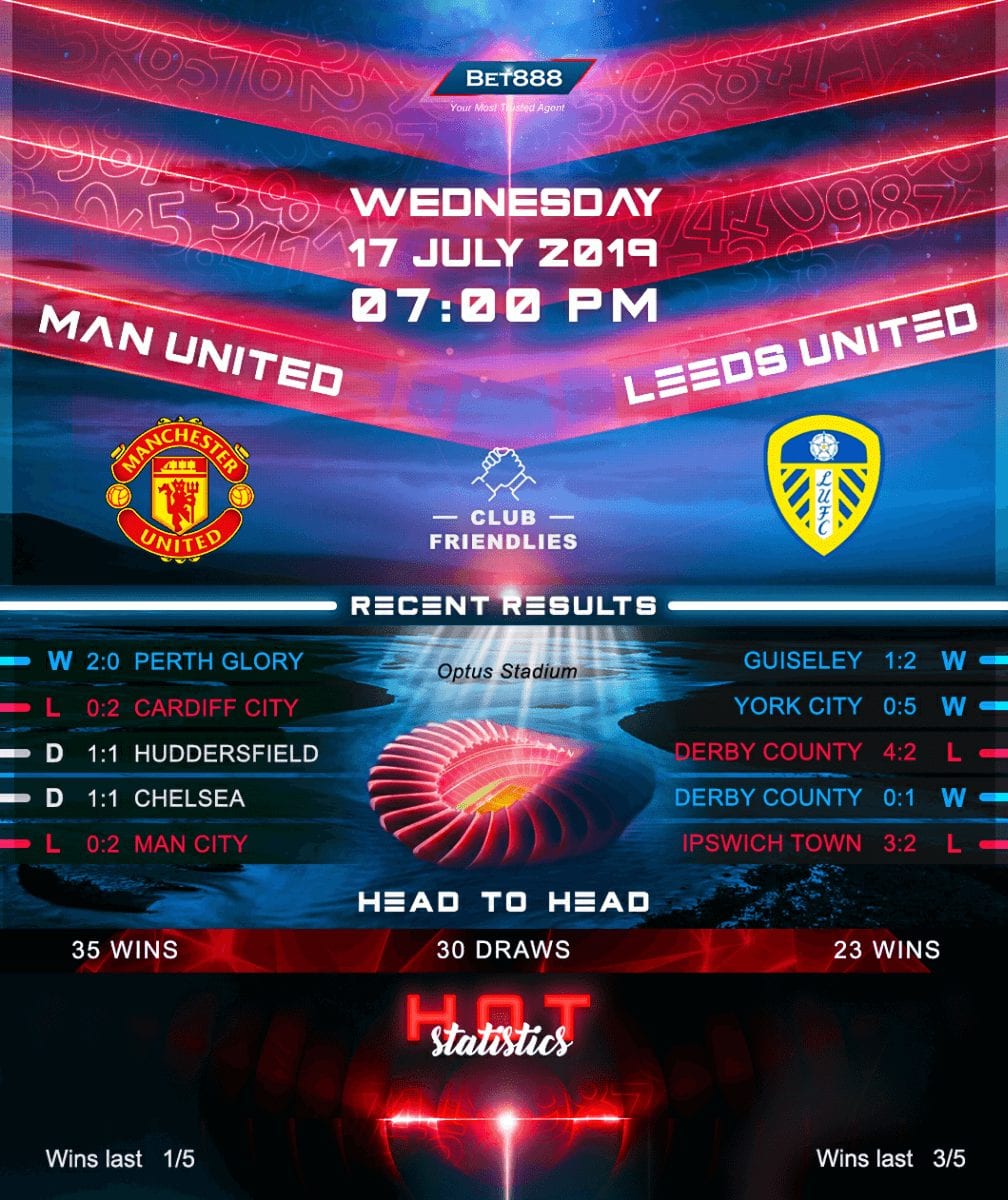Manchester United vs Leeds United﻿ 17/07/19
