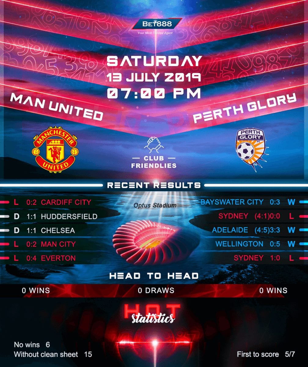 Manchester United vs Perth Glory﻿ 13/07/19