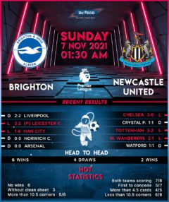 Brighton & Hove Albion vs Newcastle United